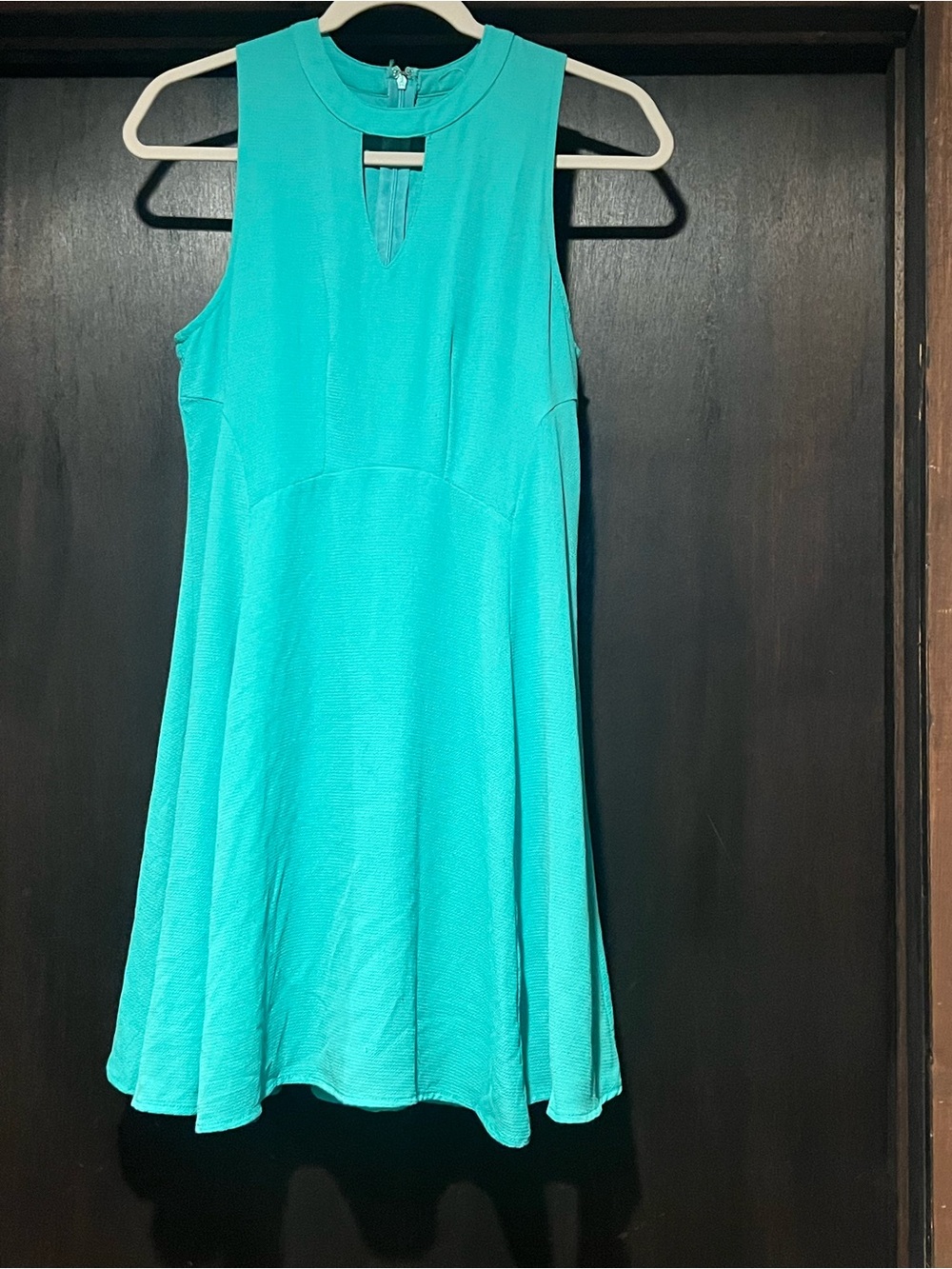 She + Sky Teal Sleeveless Swing Tunic